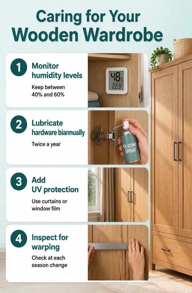 13 Bedroom with Wardrobe Ideas for Modern Spaces in 2026 15 Guidelines for caring for a wooden wardrobe.