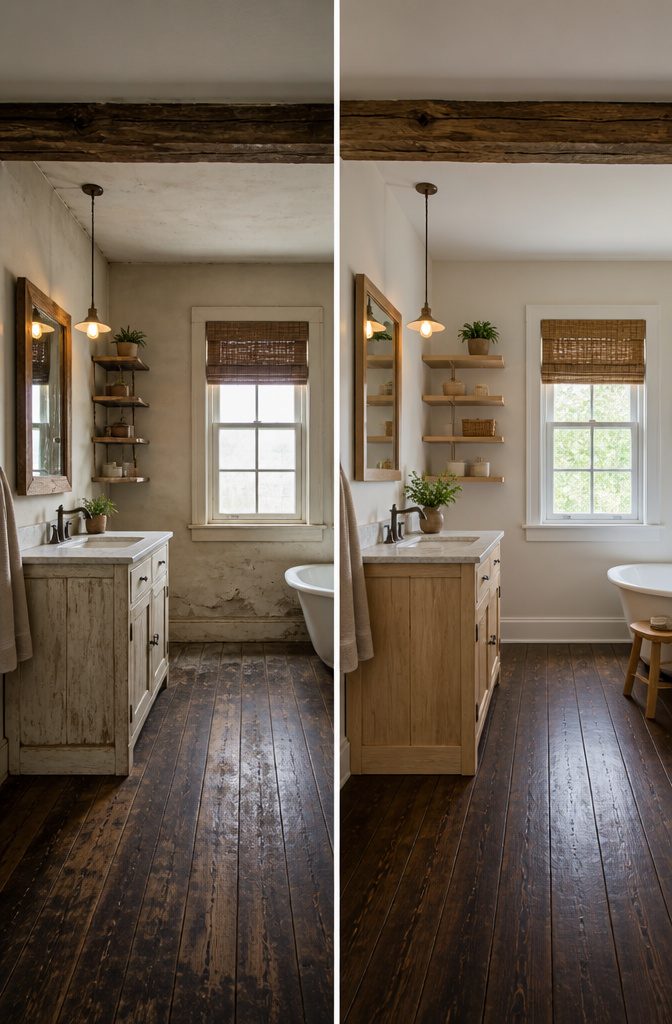 Mixed Wood Tones