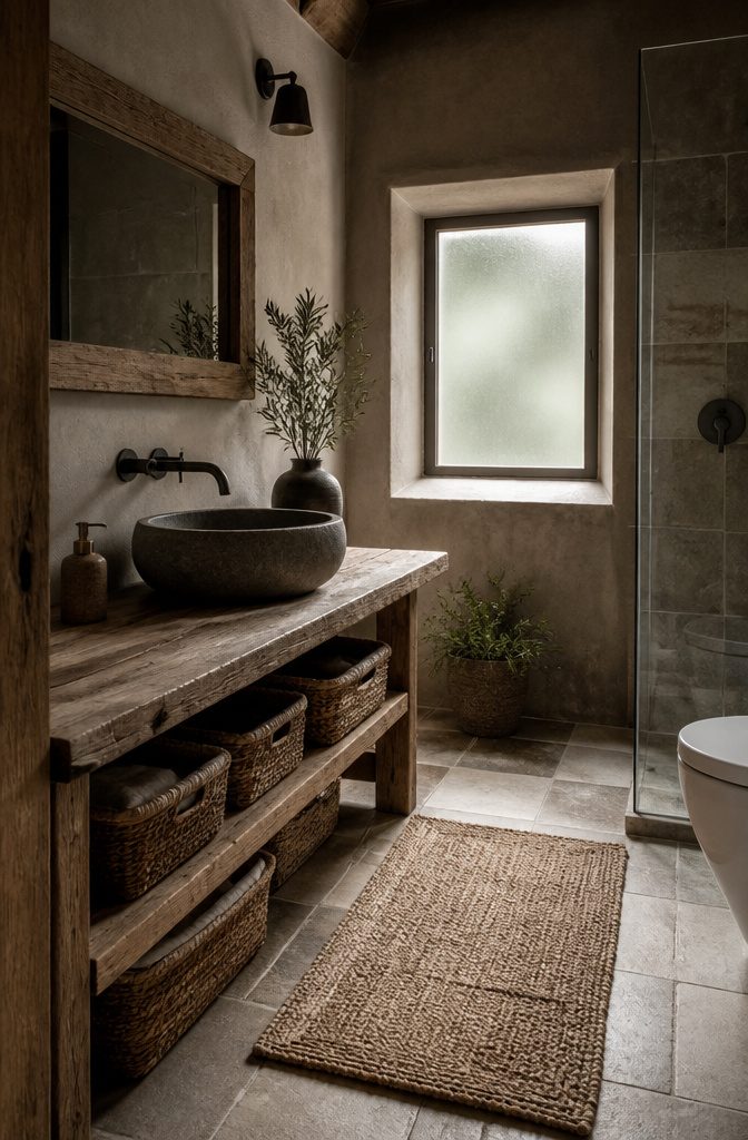 Small Rustic Bathrooms